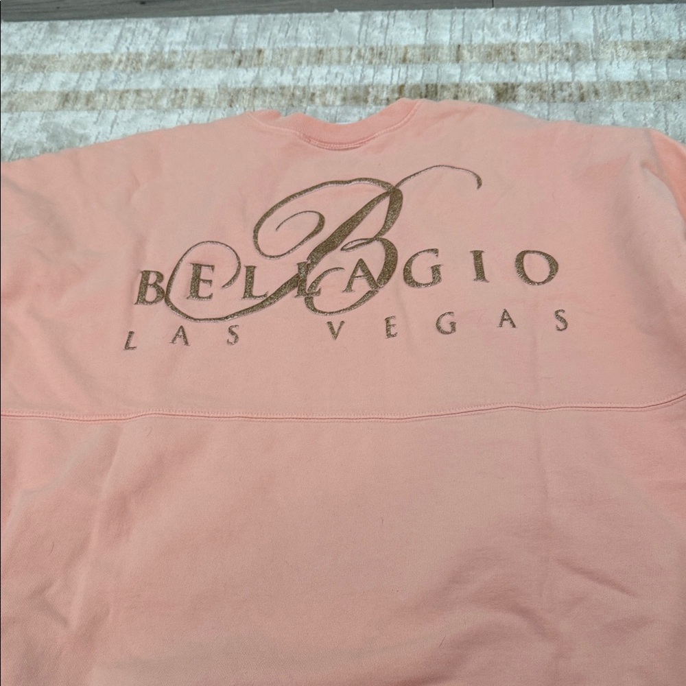 Bellagio Las Vegas Pink Logo Sweatshirt